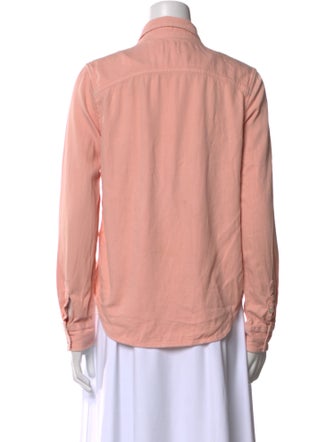 FRAME Long Sleeve Button-Up Top