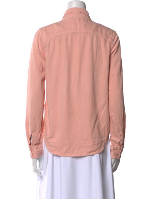 FRAME Long Sleeve Button-Up Top