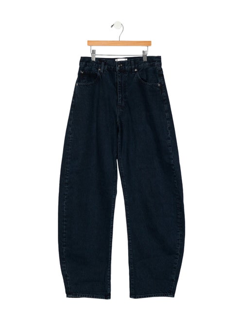 FRAME High-Rise Straight Leg Jeans