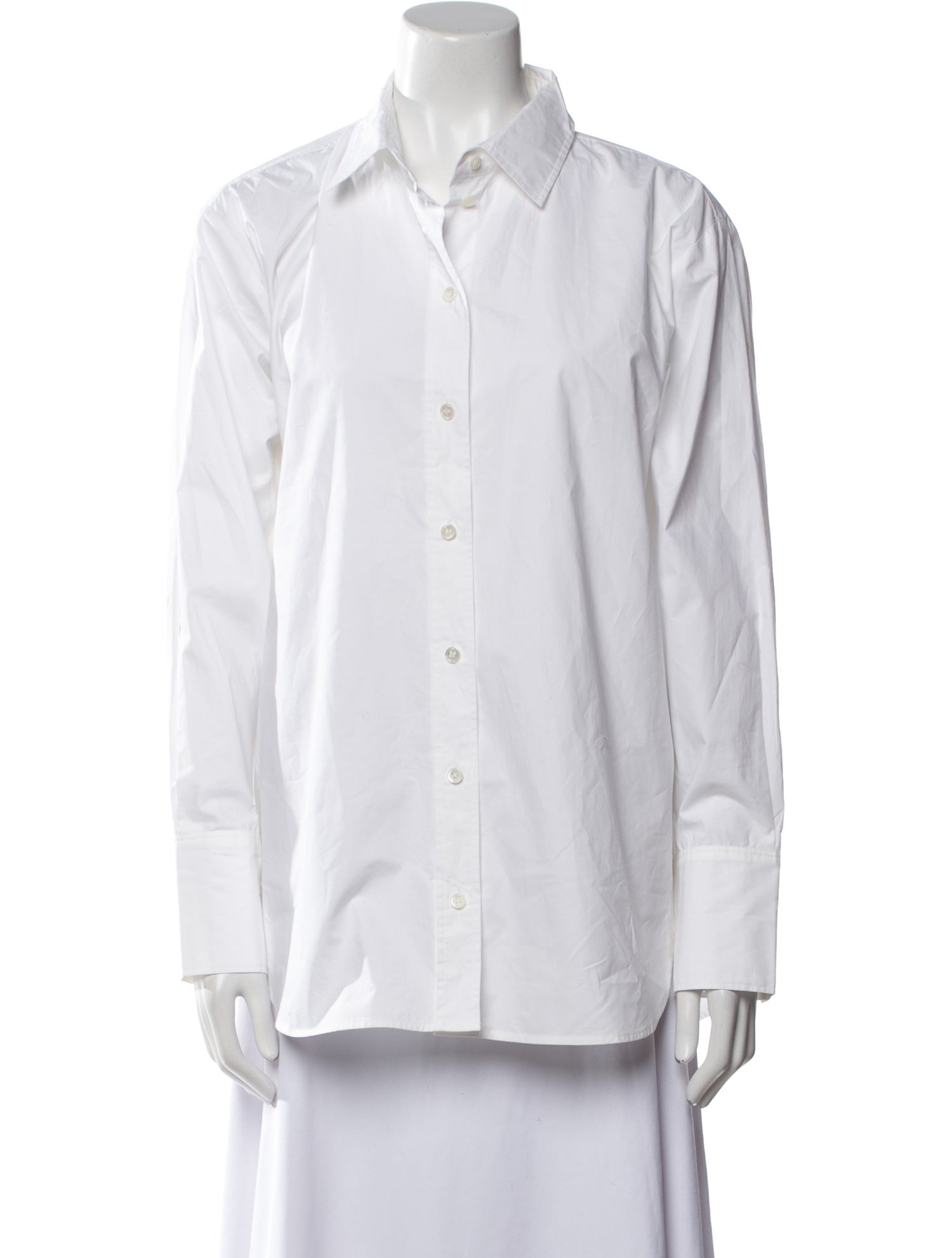 FRAME Long Sleeve Button-Up Top