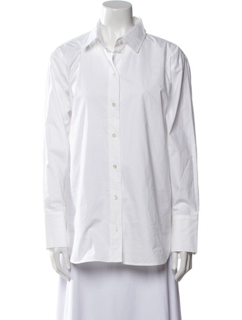 FRAME Long Sleeve Button-Up Top