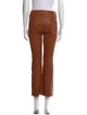FRAME Lamb Leather Straight Leg Pants