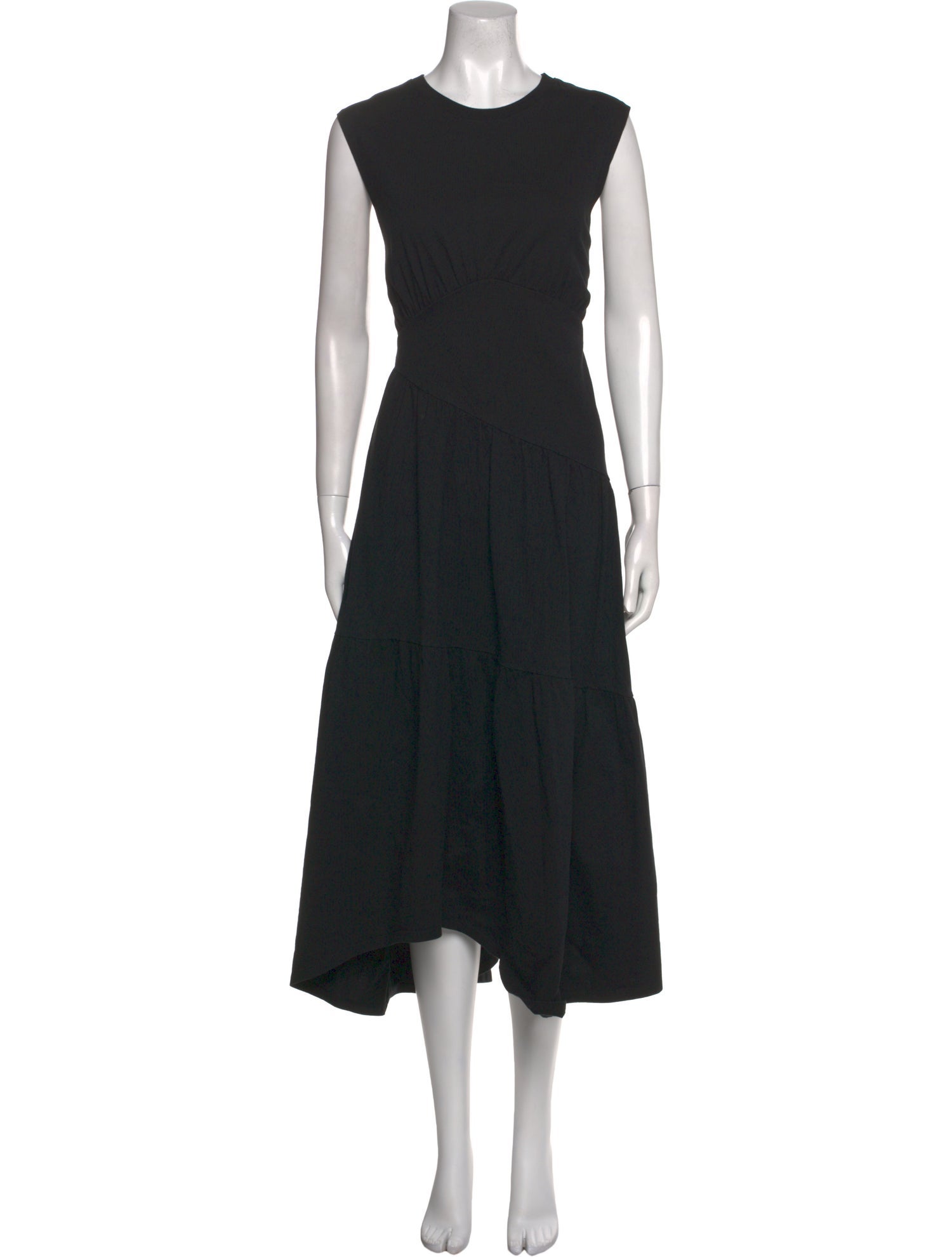 FRAME Crew Neck Long Dress