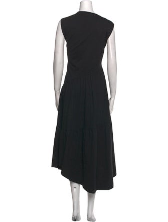 FRAME Crew Neck Long Dress