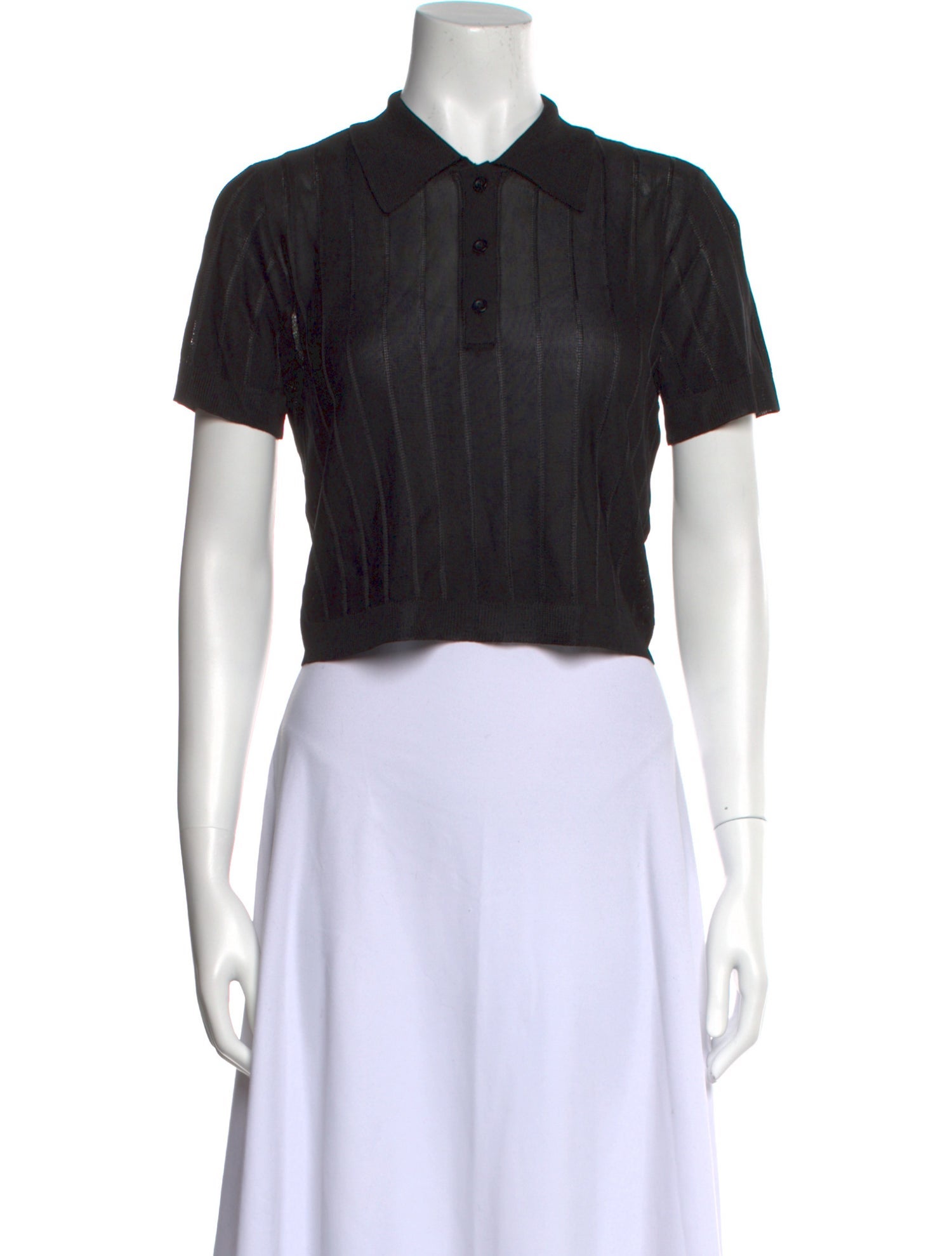 FRAME Short Sleeve Crop Top