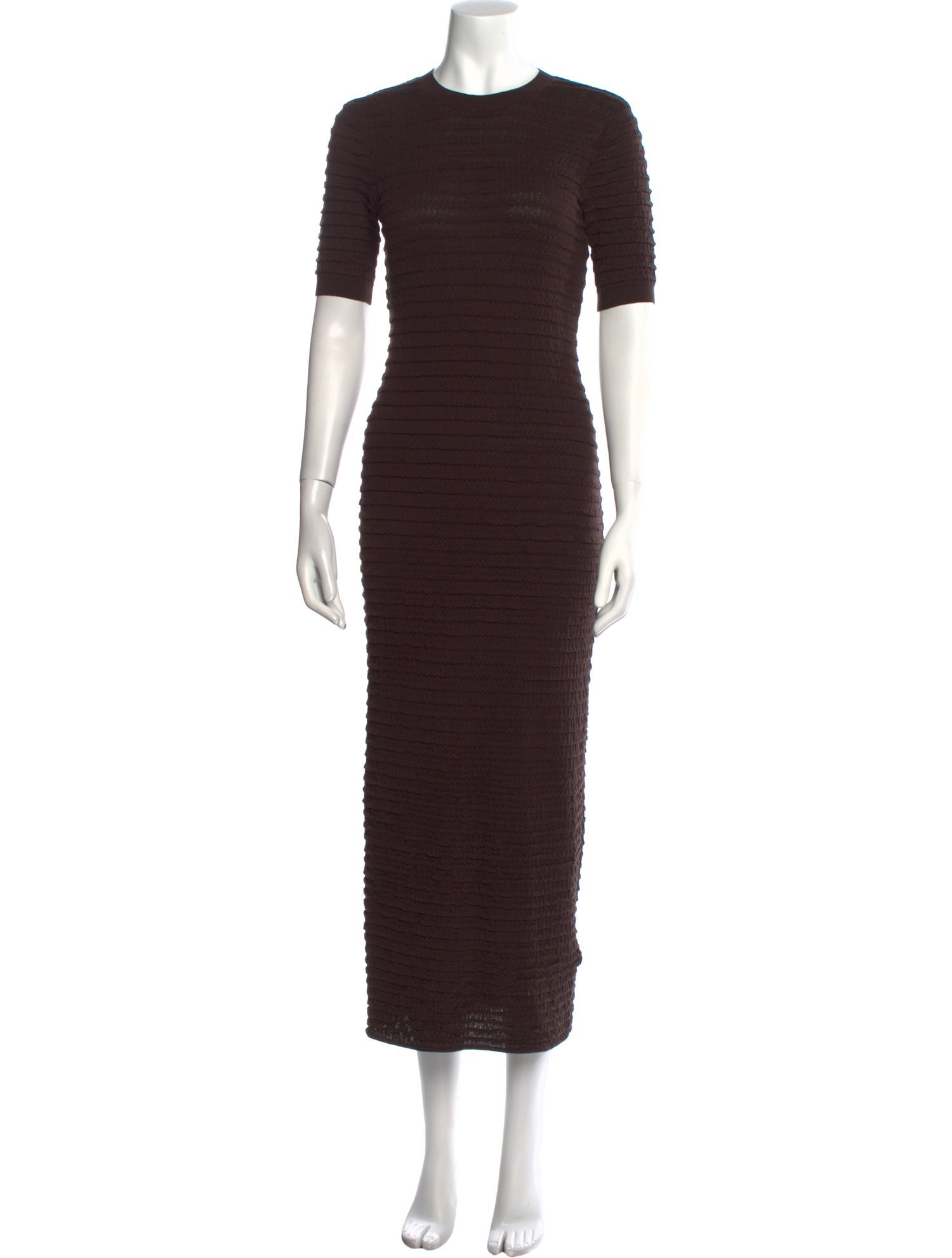 FRAME Crew Neck Long Dress