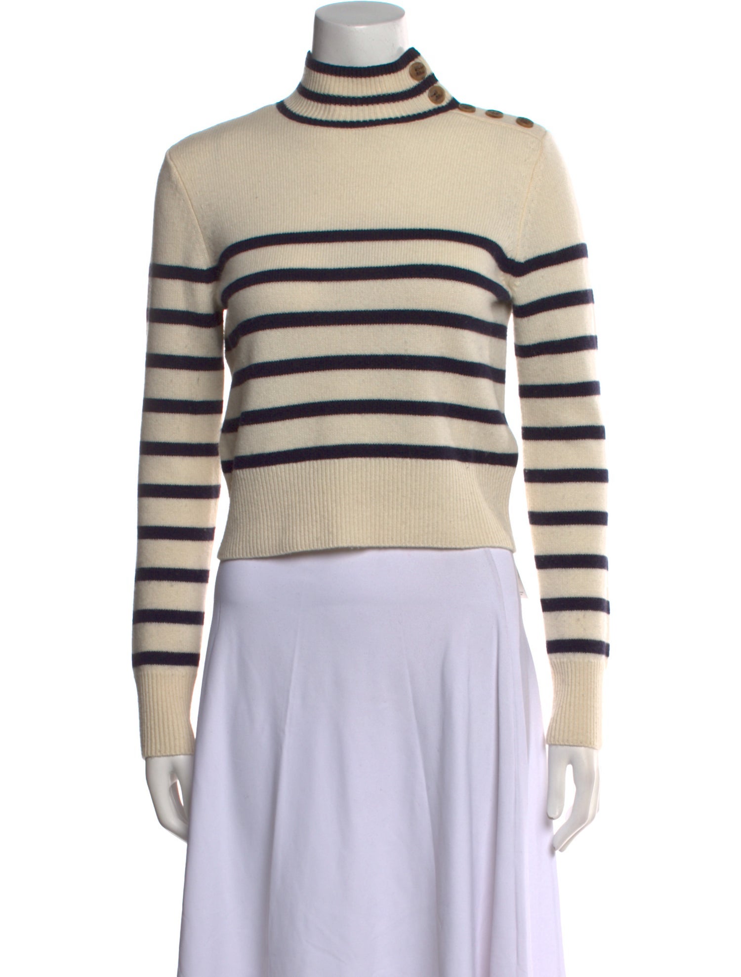 FRAME Cashmere Striped Sweater