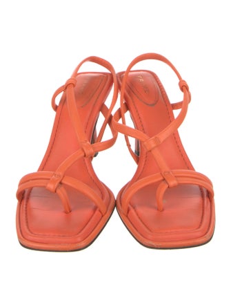 FRAME Leather Slingback Sandals