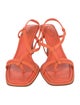 FRAME Leather Slingback Sandals