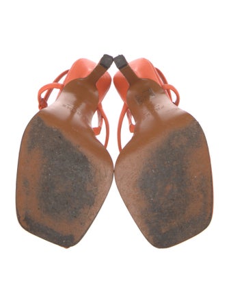 FRAME Leather Slingback Sandals