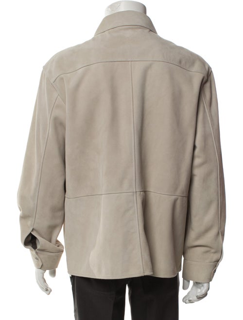 FRAME Goat Leather Utility Jacket