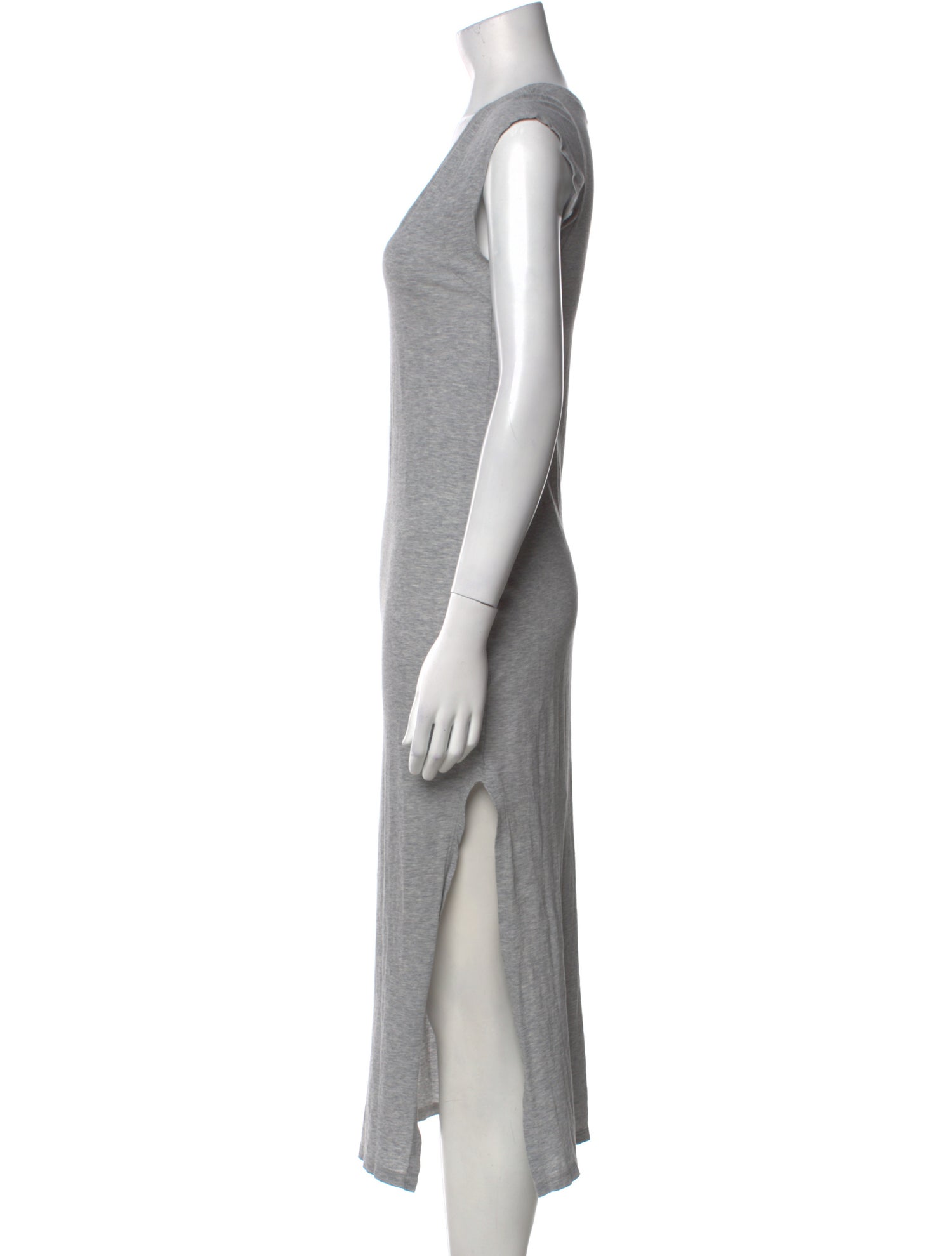 FRAME V-Neck Long Dress