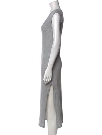 FRAME V-Neck Long Dress