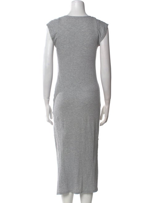 FRAME V-Neck Long Dress