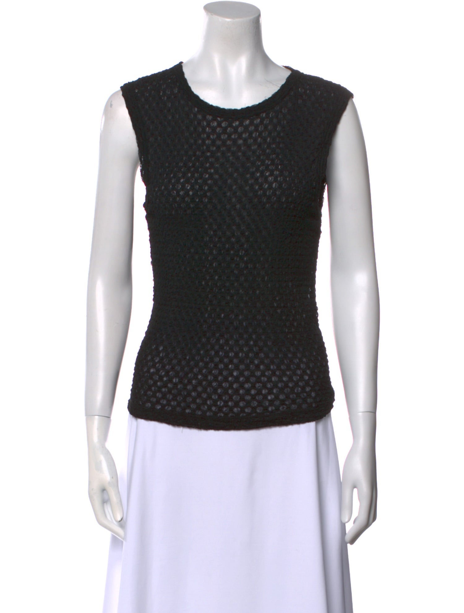 FRAME Crew Neck Sleeveless Top