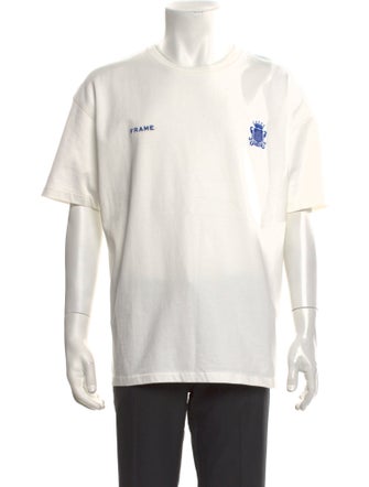 FRAME Graphic Print Crew Neck T-Shirt