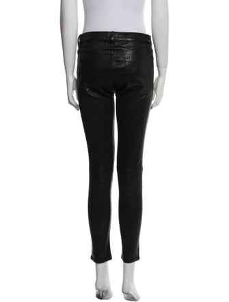 FRAME Lamb Leather Skinny Leg Pants