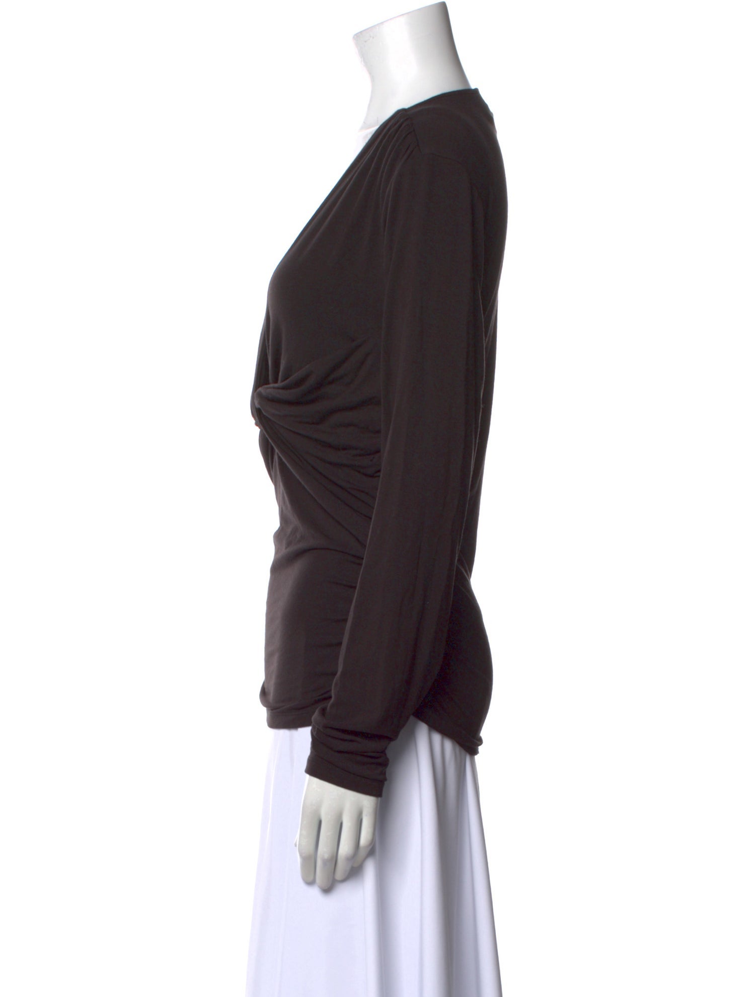 FRAME V-Neck Long Sleeve Blouse w/ Tags