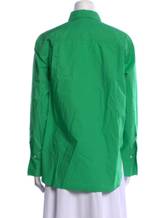 FRAME Long Sleeve Button-Up Top