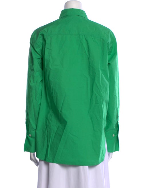 FRAME Long Sleeve Button-Up Top