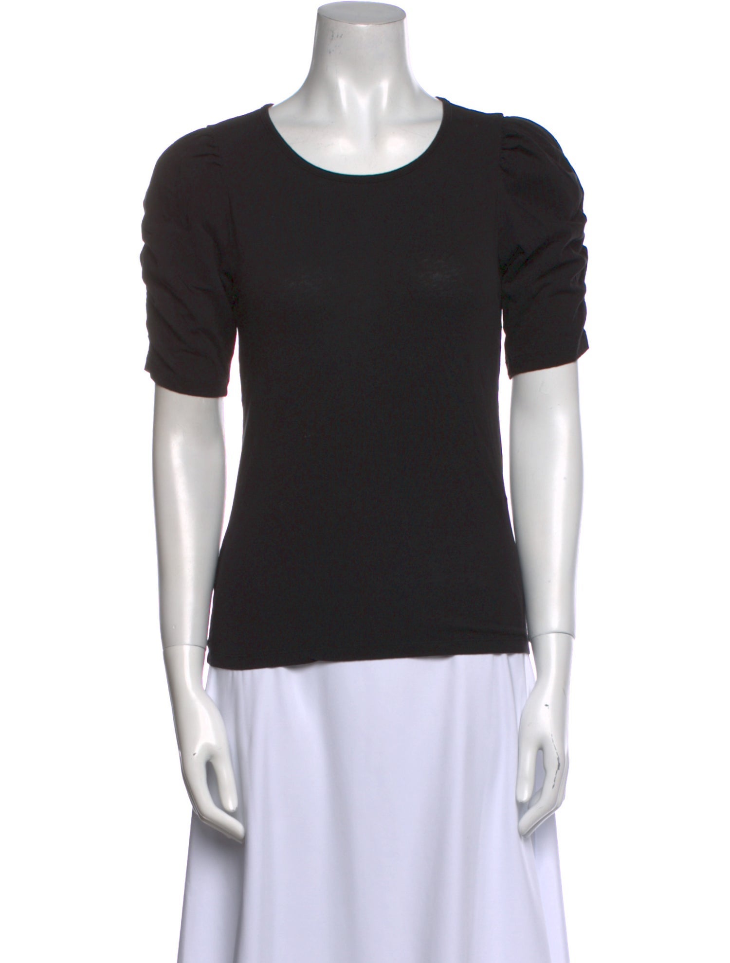 FRAME Scoop Neck Short Sleeve T-Shirt