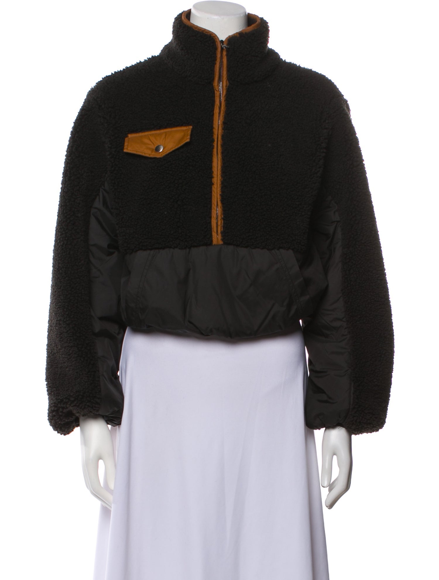 FRAME Faux Fur Jacket