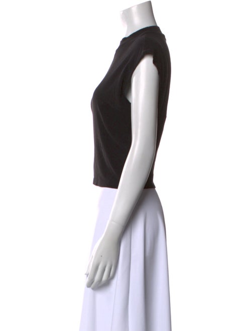 FRAME Crew Neck Short Sleeve Crop Top