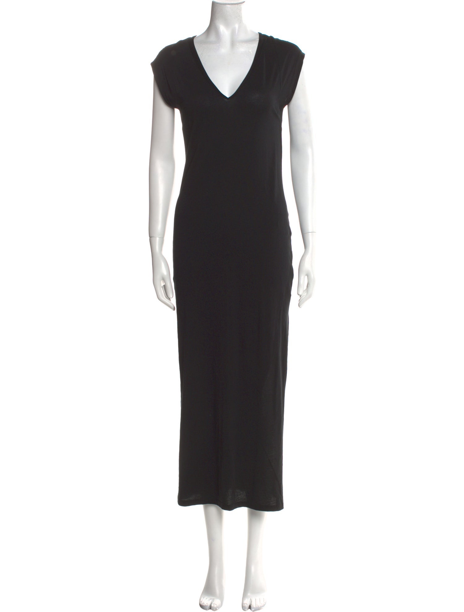 FRAME V-Neck Long Dress