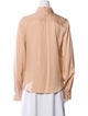 FRAME Silk Long Sleeve Button-Up Top
