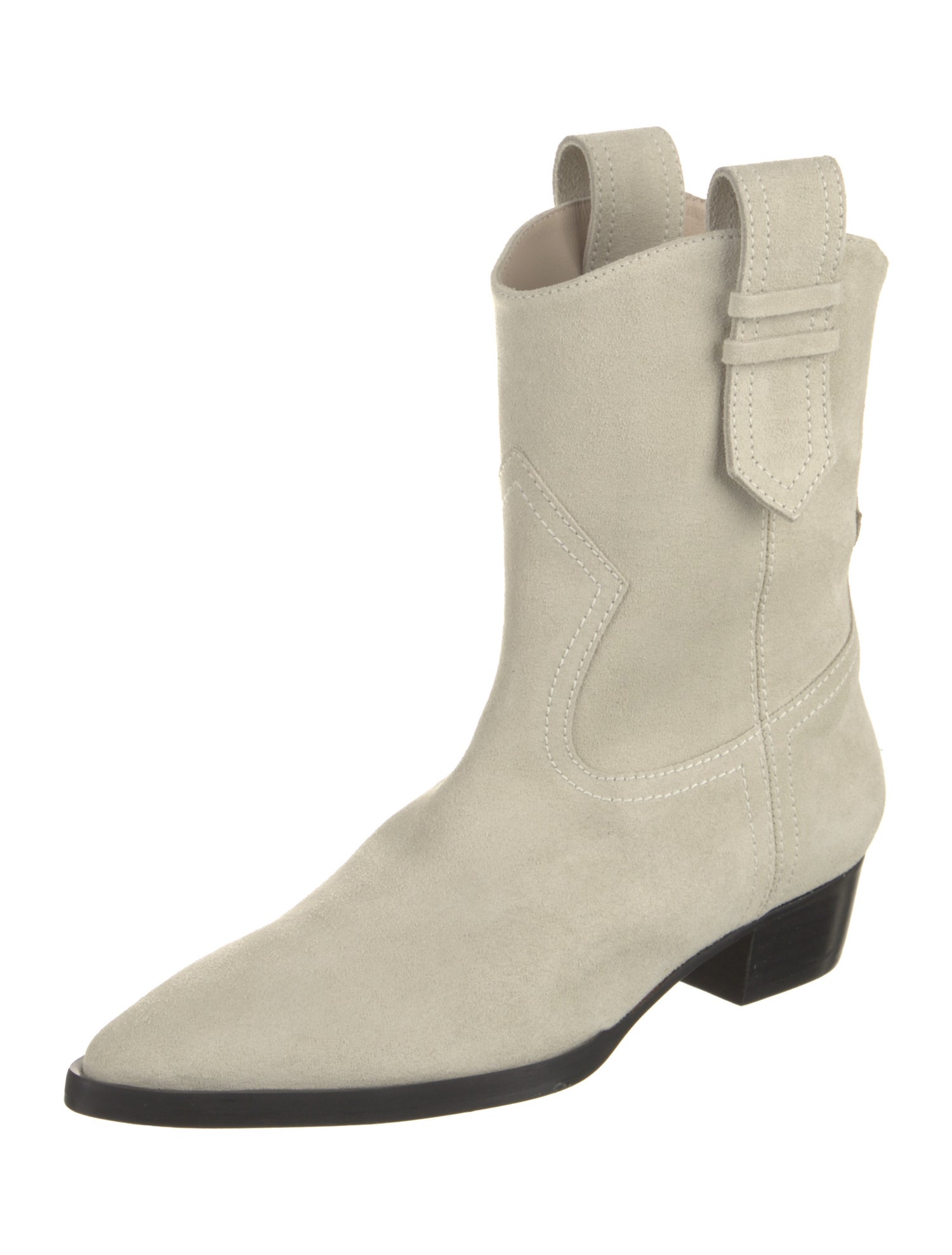 FRAME Suede Western Boots