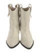 FRAME Suede Western Boots