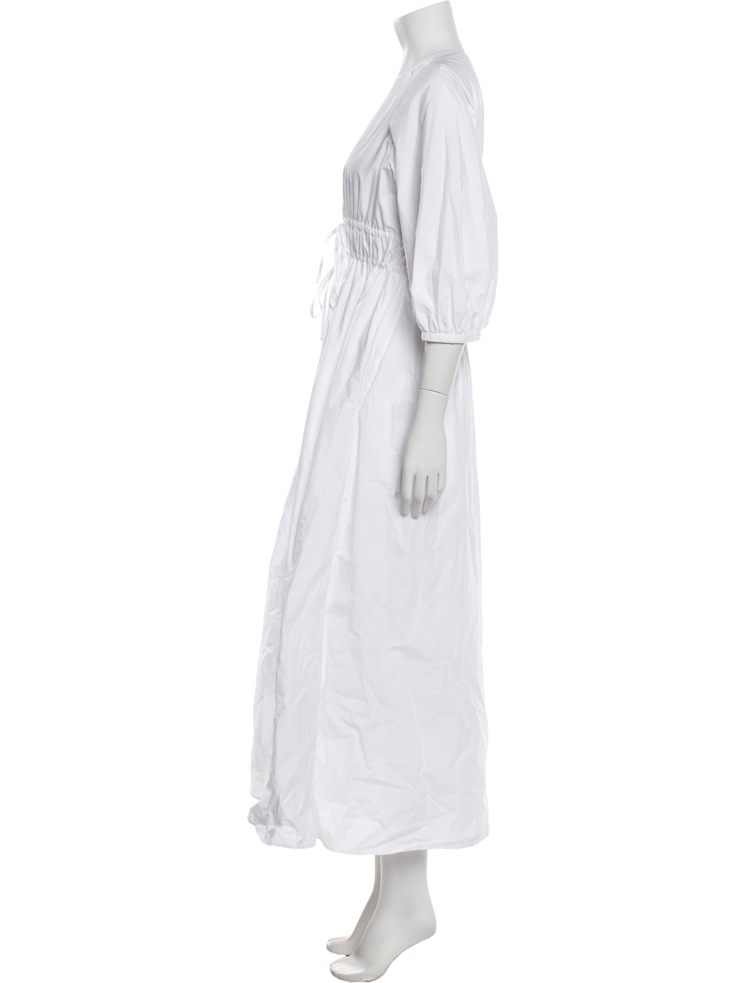 FRAME V-Neck Long Dress