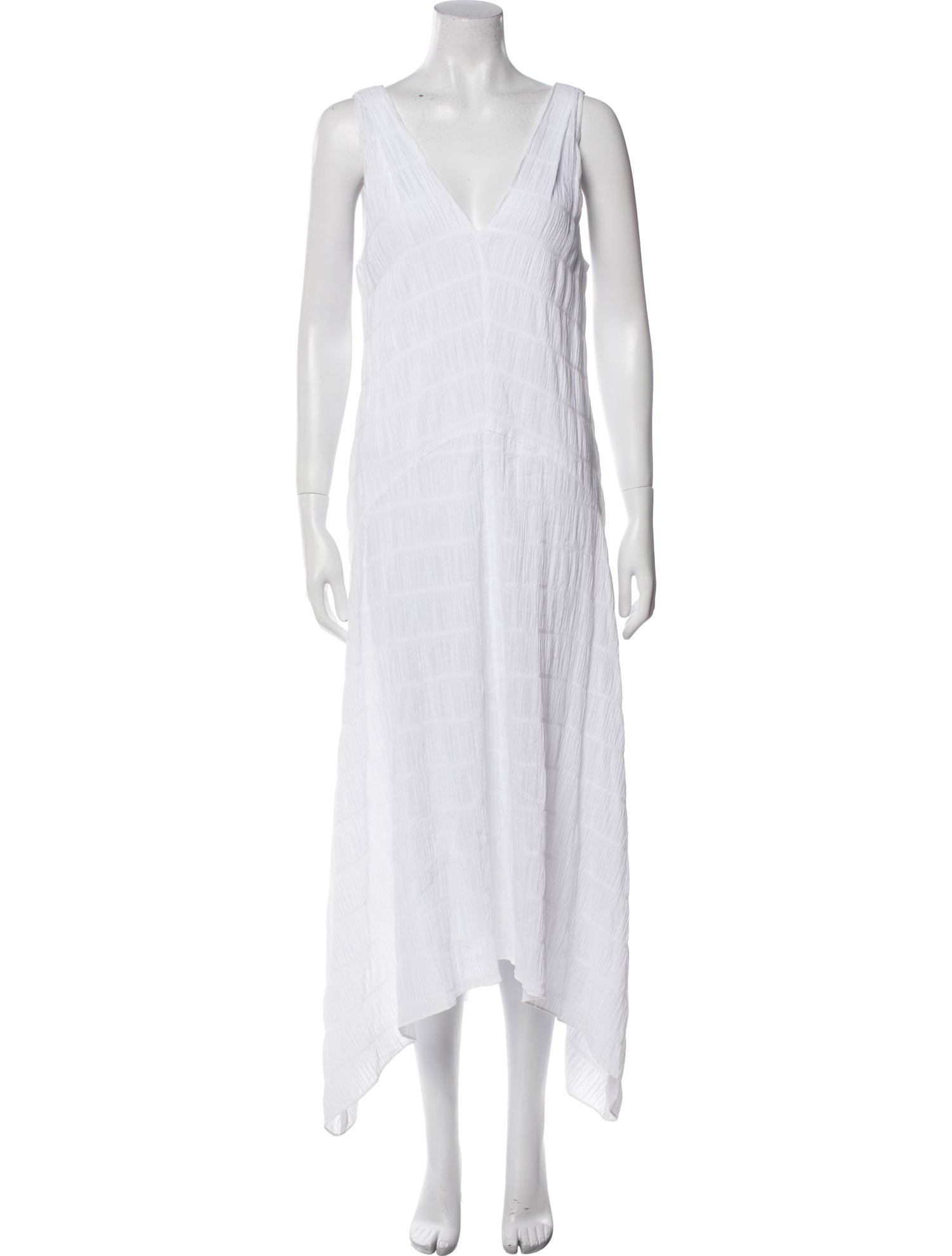 FRAME V-Neck Long Dress