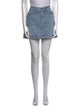 FRAME Distressed Accents Mini Skirt