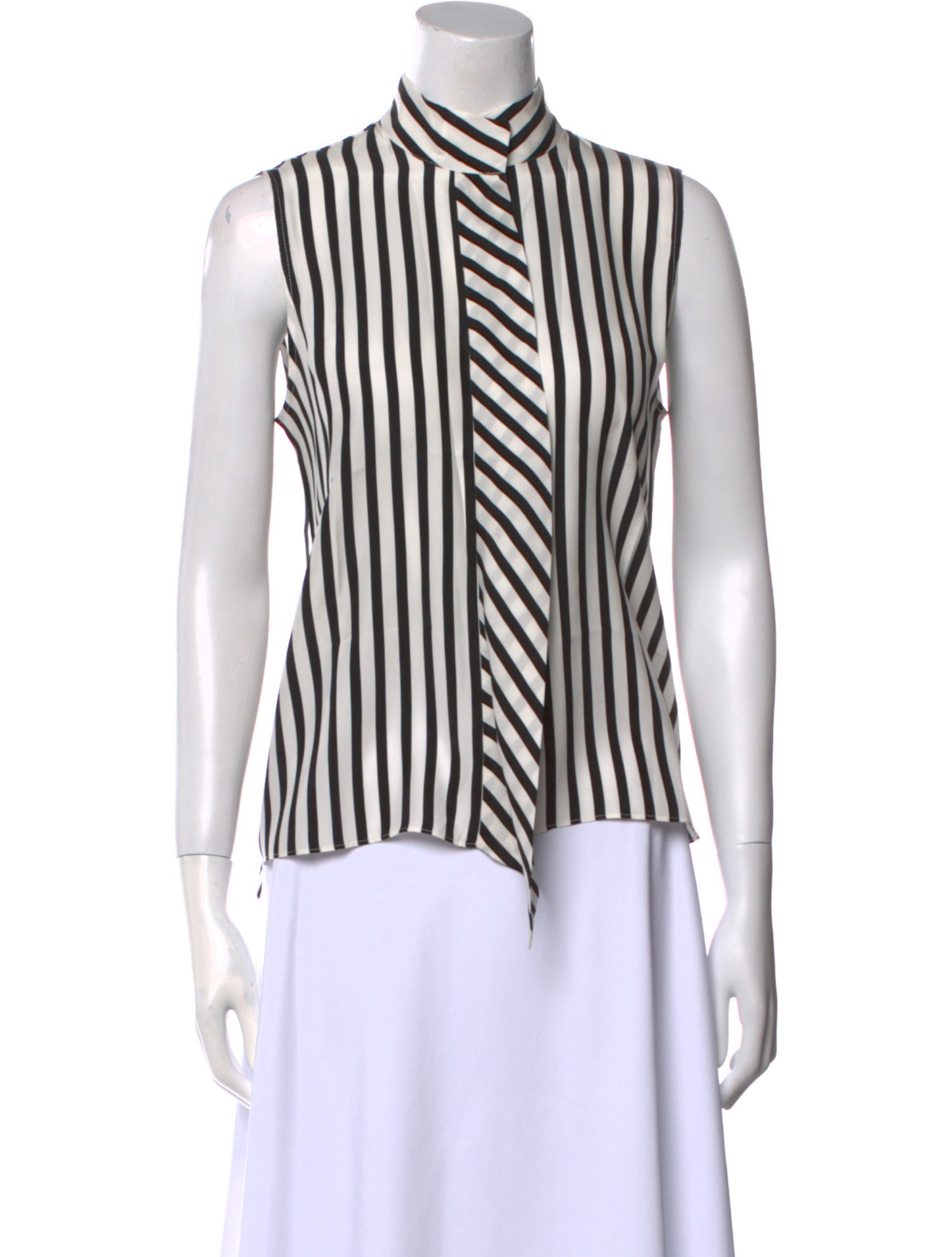 FRAME Silk Striped Top w/ Tags