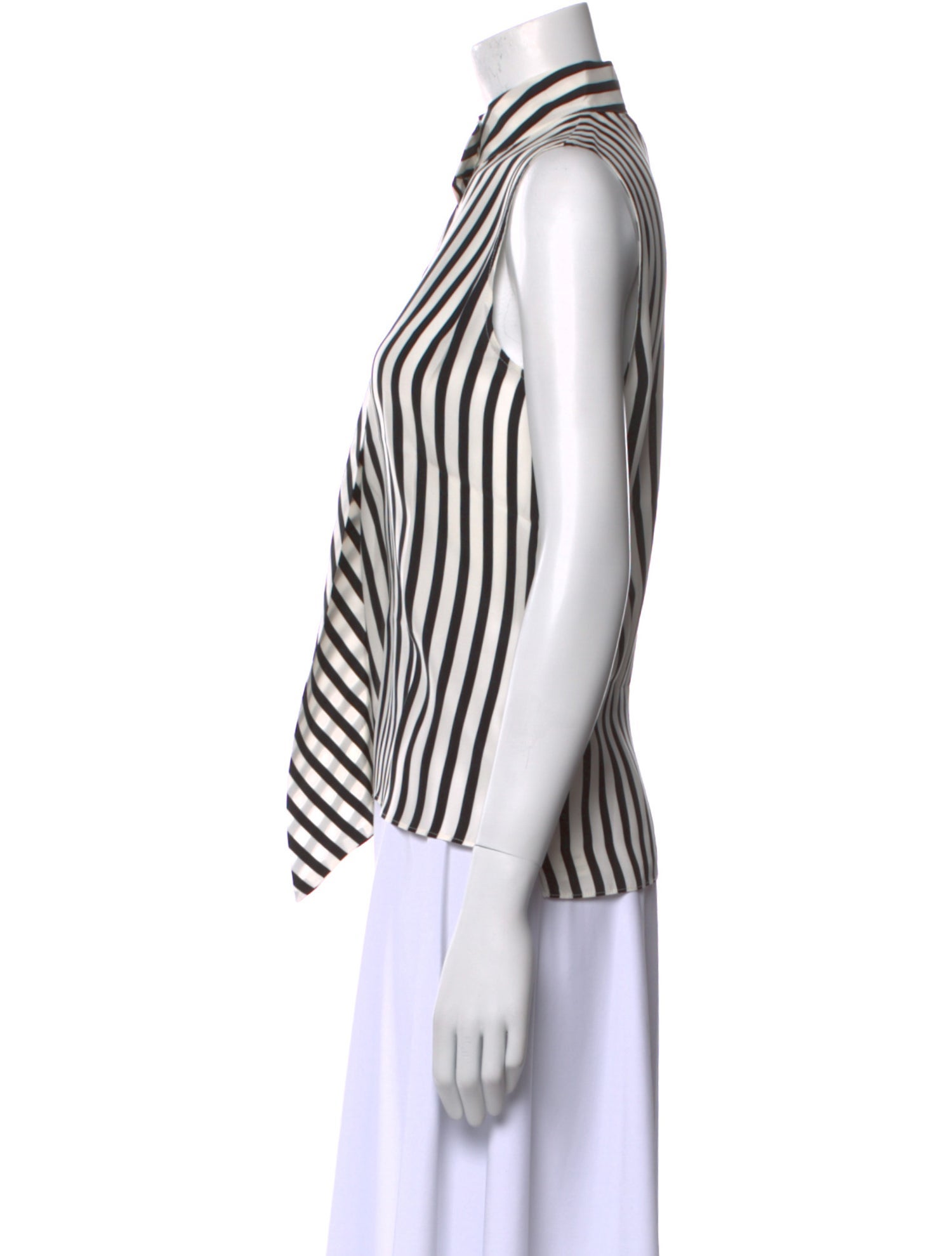 FRAME Silk Striped Top w/ Tags