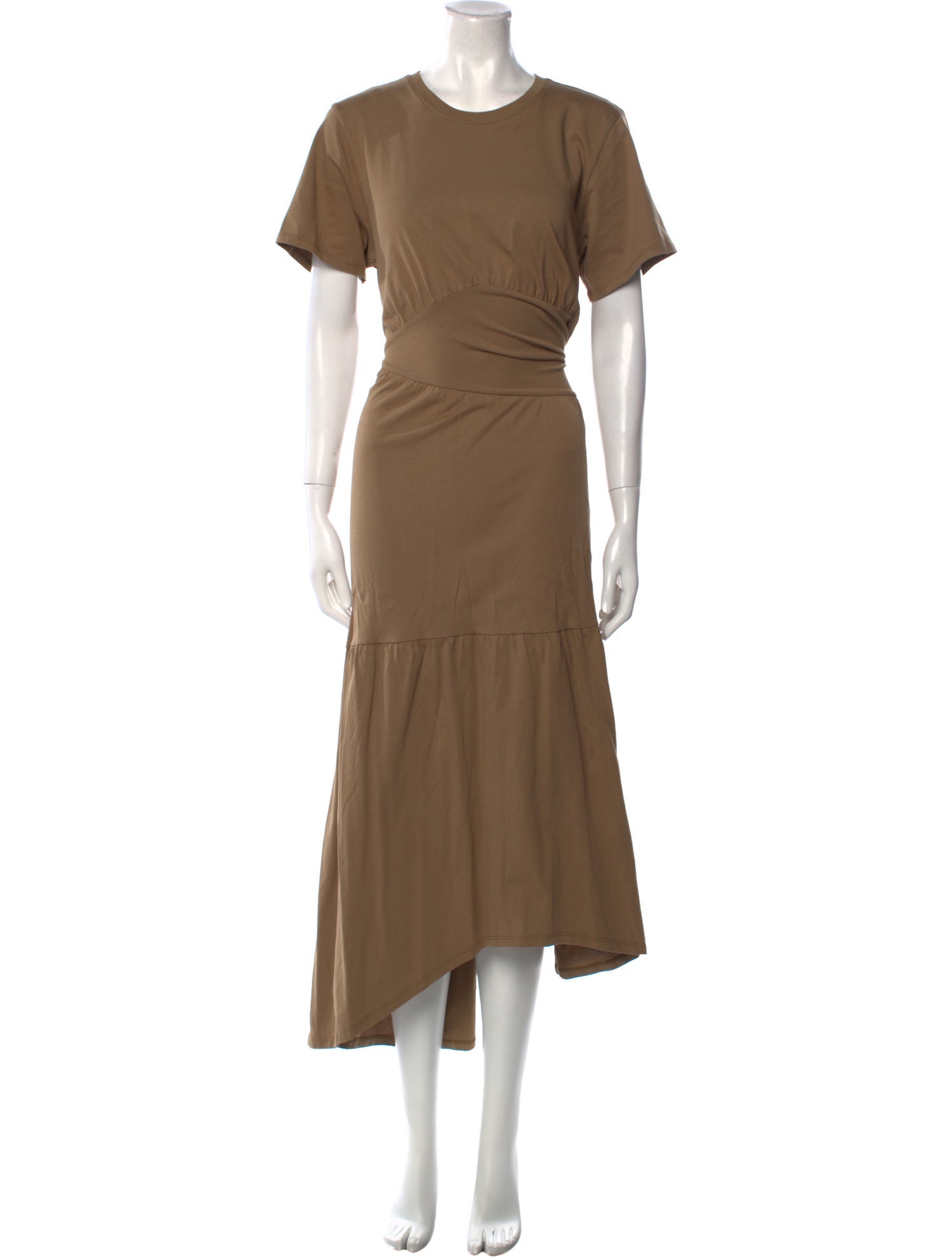 FRAME Crew Neck Long Dress