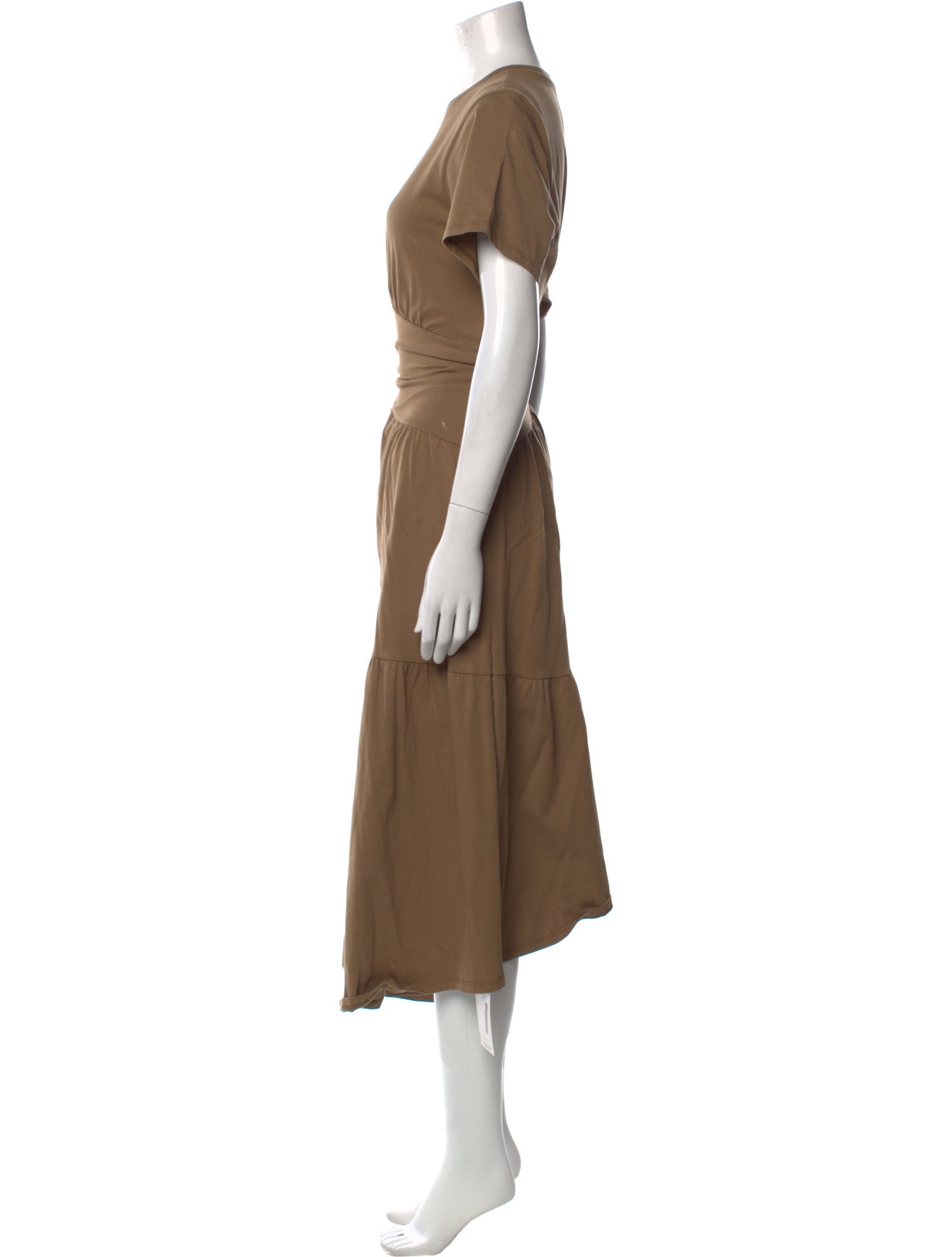 FRAME Crew Neck Long Dress