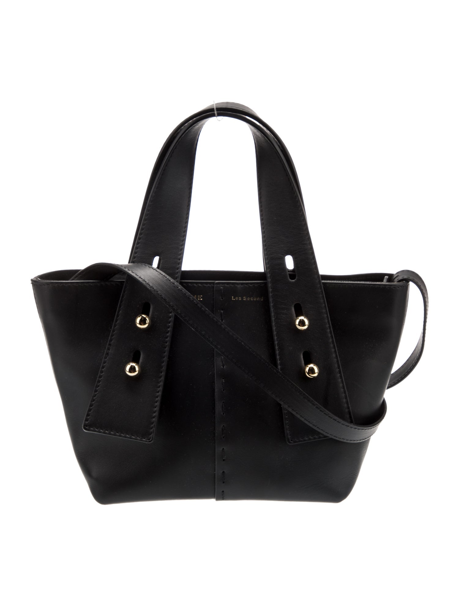 FRAME Leather Top Handle Bag
