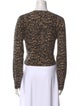 FRAME Cashmere Animal Print Sweater