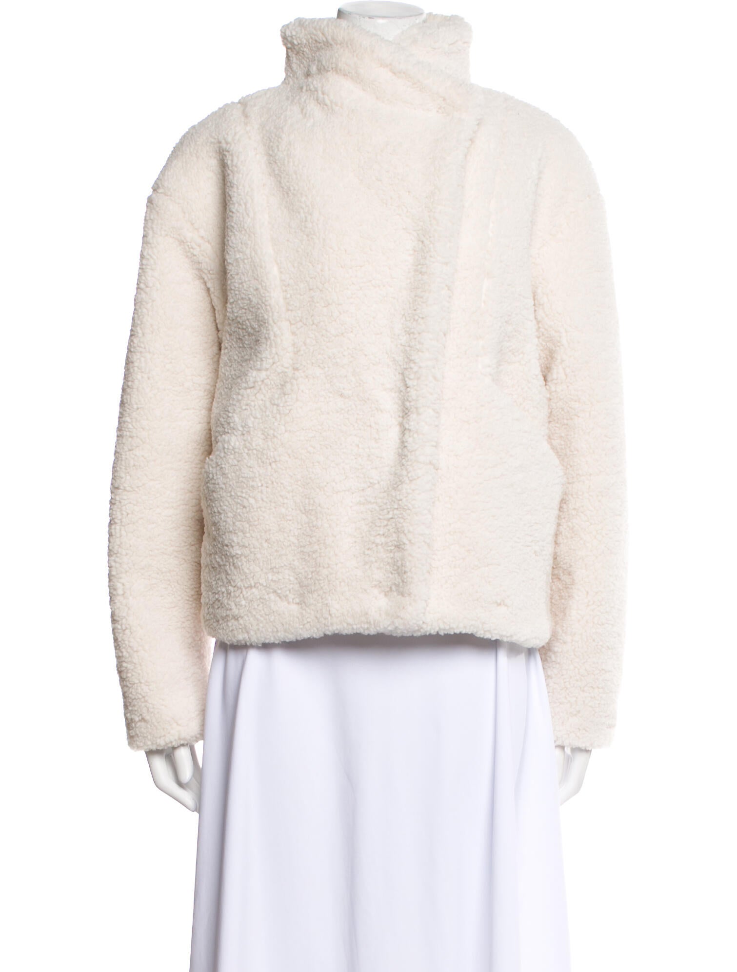 FRAME Faux Fur Jacket