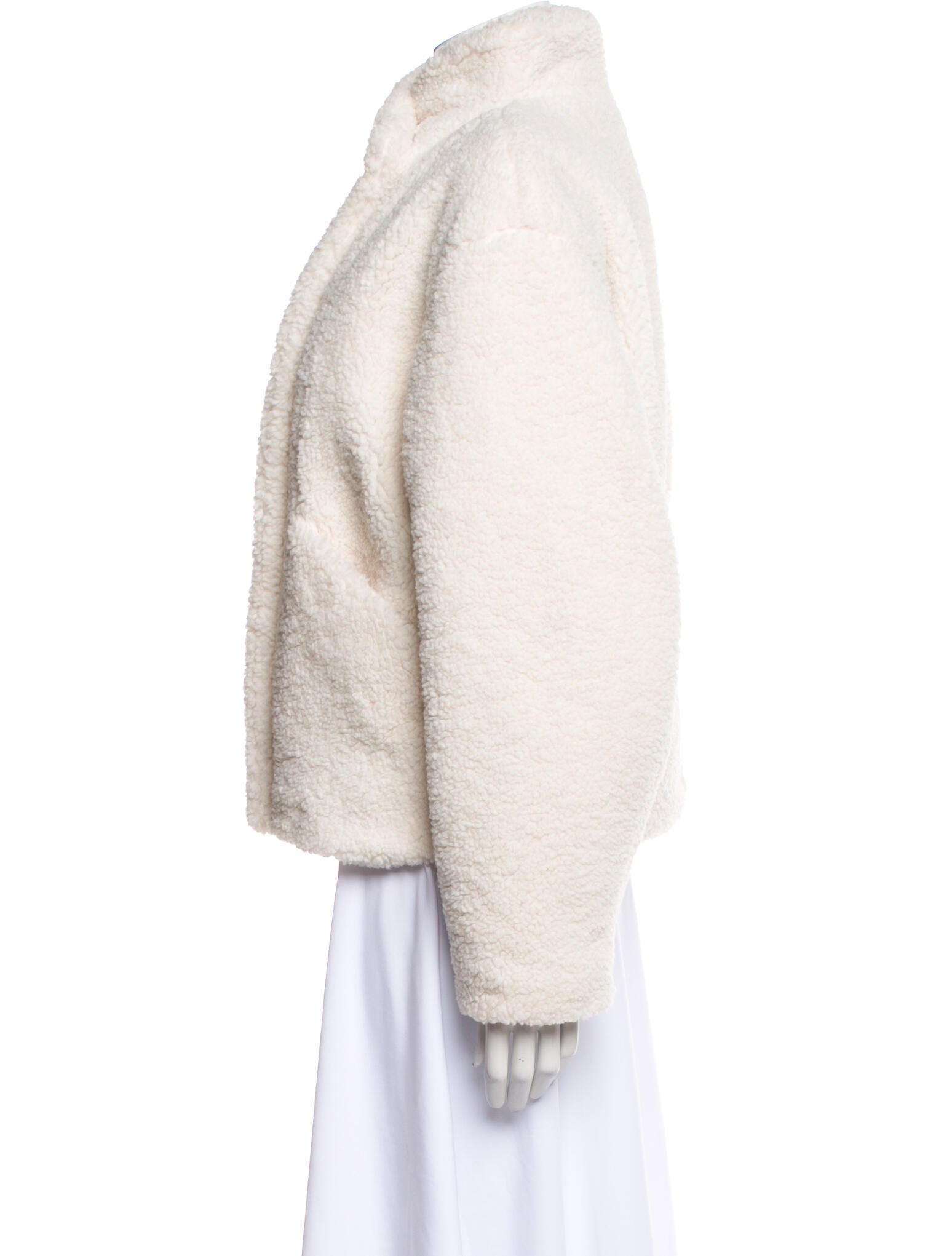 FRAME Faux Fur Jacket