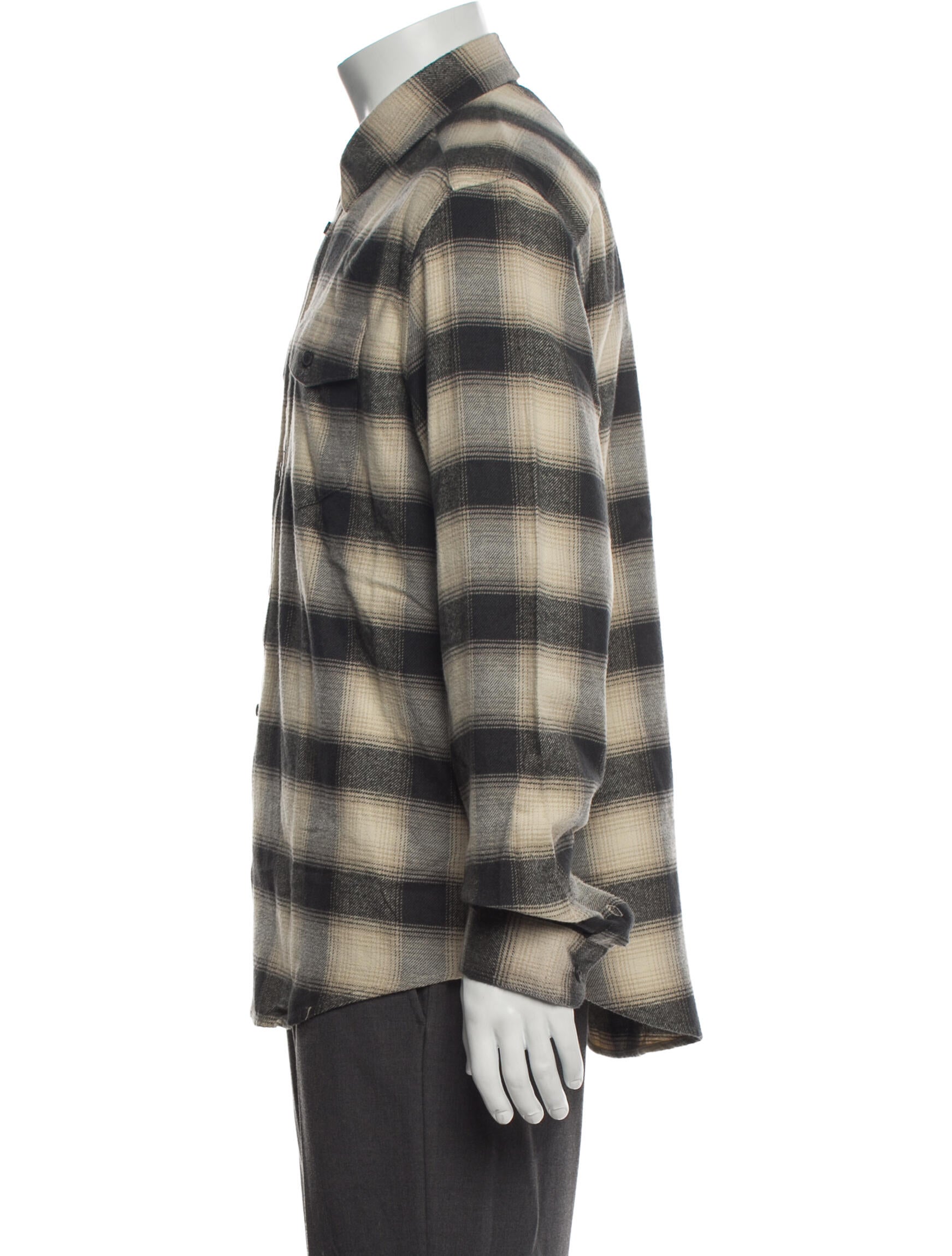 FRAME Plaid Print Trucker Jacket