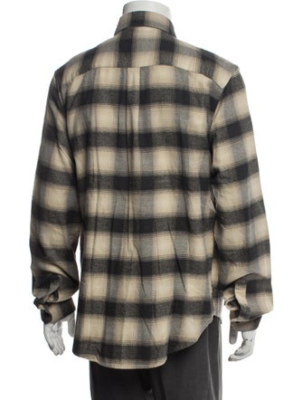 FRAME Plaid Print Trucker Jacket