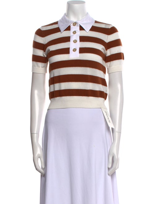 FRAME Cashmere Striped Polo