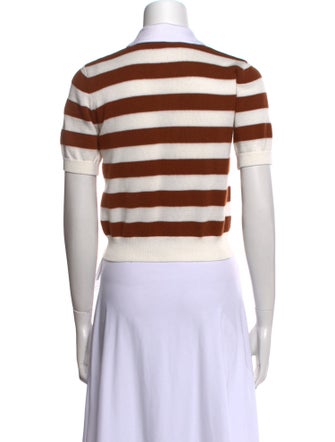 FRAME Cashmere Striped Polo