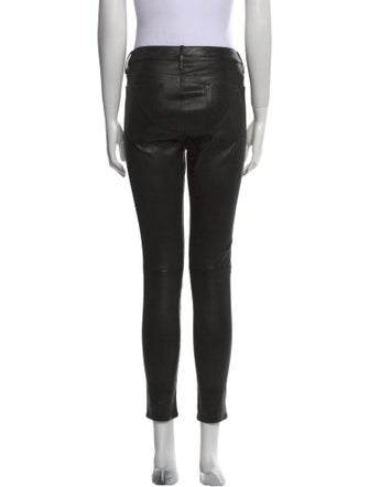 FRAME Lamb Leather Skinny Leg Pants