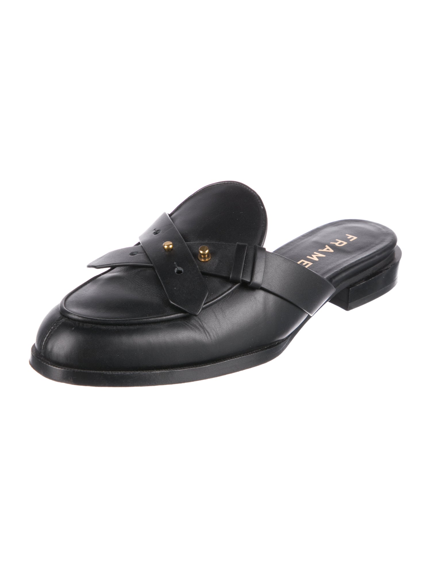 FRAME Leather Mules