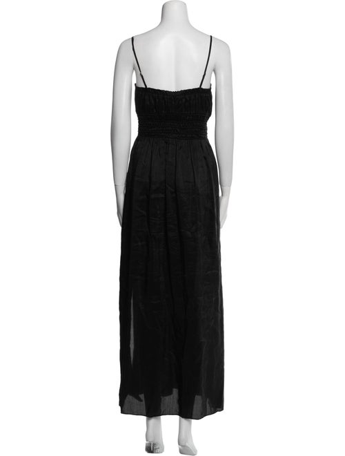 FRAME Square Neckline Long Dress