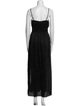 FRAME Square Neckline Long Dress